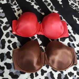 Victoria secret strapless bra